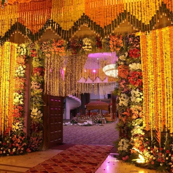Floral gate